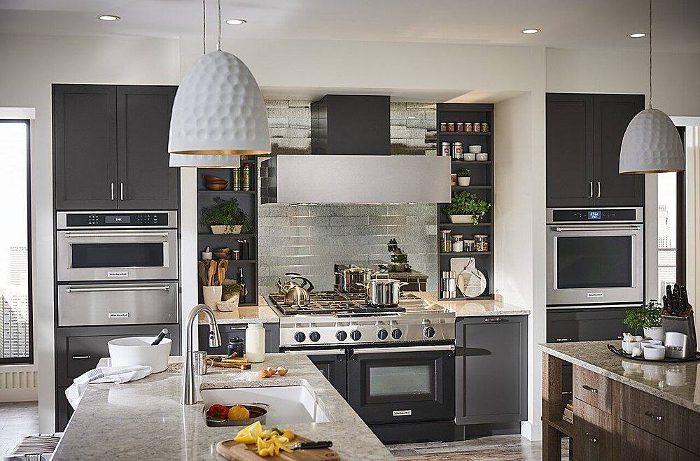 Alt View 13. Whirlpool - 48" Externally Vented Range Hood - Stainless steel.