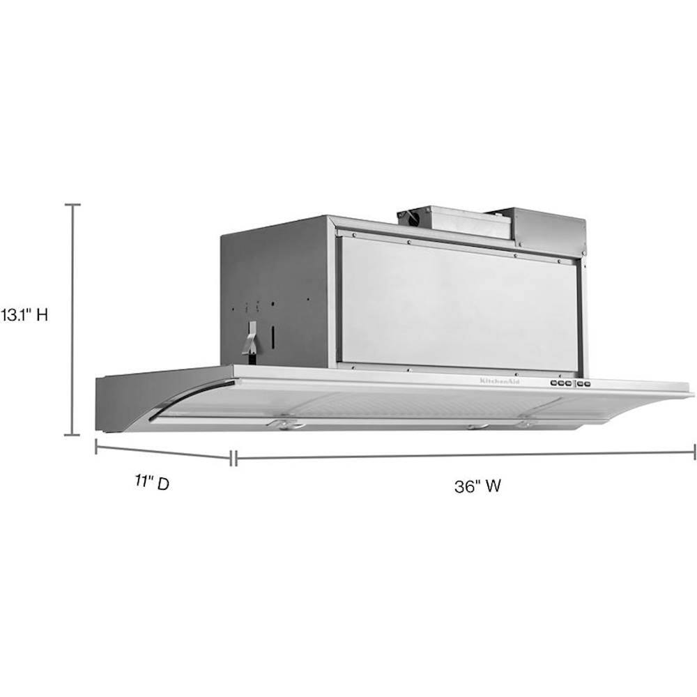 KitchenAid 36 inches Externally Vented & Recirculating Under