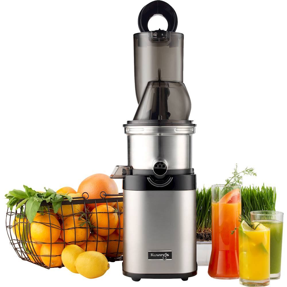 Alt View 14. Kuvings - NSF Commercial Whole Slow Master Chef Masticating Juicer - Chrome.