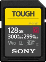 Sony - TOUGH G Series - 128GB SDXC UHS-II Memory Card - Front_Zoom