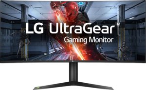 LG - UltraGear 38" IPS LED UltraWide HD G-SYNC Monitor (HDMI) - Black - Front_Zoom