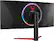 Alt View 16. LG - UltraGear 38" IPS LED UltraWide HD 1-ms G-SYNC Monitor (HDMI) - Black.