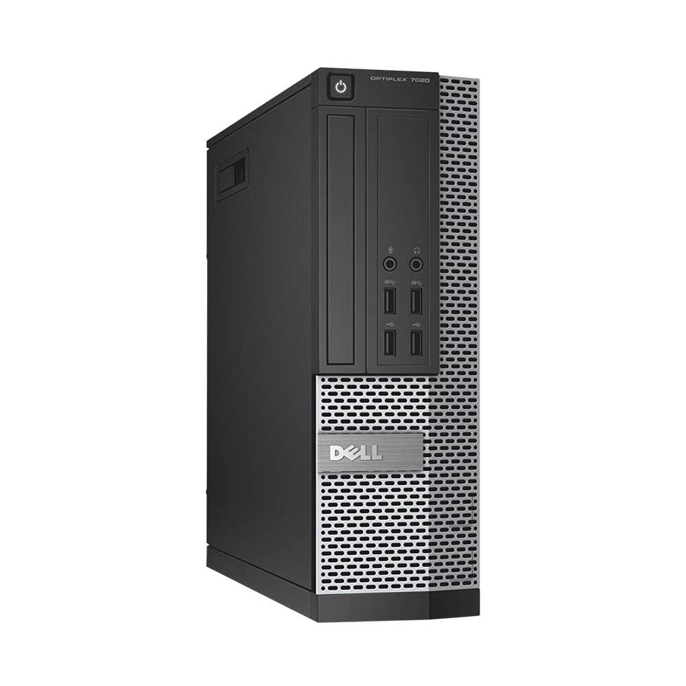 Left View: Dell - Refurbished OptiPlex Desktop - Intel Core i5 - 8GB Memory - 1TB HDD - Black
