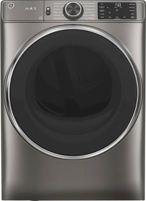GFD65GSPNSNBROOKFIELDFLOORM by GE Appliances - GE® 7.8 cu. ft. Capacity  Smart Front Load Gas Dryer with Steam and Sanitize Cycle