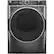 Front. GE - 7.8 Cu. Ft. 12-Cycle Gas Dryer with Steam - Diamond Gray.