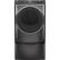 Alt View 11. GE - 7.8 Cu. Ft. 12-Cycle Gas Dryer with Steam - Diamond Gray.
