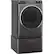 Alt View 12. GE - 7.8 Cu. Ft. 12-Cycle Gas Dryer with Steam - Diamond Gray.