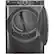 Alt View 13. GE - 7.8 Cu. Ft. 12-Cycle Gas Dryer with Steam - Diamond Gray.