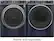 Alt View 14. GE - 7.8 Cu. Ft. 12-Cycle Gas Dryer with Steam - Sapphire Blue.