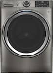 GE - 4.8 Cu Ft High-Efficiency Stackable Smart Front Load Washer w/UltraFresh Vent, Microban Antimicrobial & SmartDispense - Satin Nickel