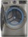 Alt View Zoom 2. GE - 4.8 Cu Ft High-Efficiency Stackable Smart Front Load Washer w/UltraFresh Vent, Microban Antimicrobial & SmartDispense - Satin nickel.