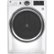 Front. GE - 4.8 Cu Ft High-Efficiency Stackable Smart Front Load Washer w/UltraFresh Vent, Microban Antimicrobial & SmartDispense - White on White.