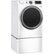 Alt View 1. GE - 4.8 Cu Ft High-Efficiency Stackable Smart Front Load Washer w/UltraFresh Vent, Microban Antimicrobial & SmartDispense - White on White.