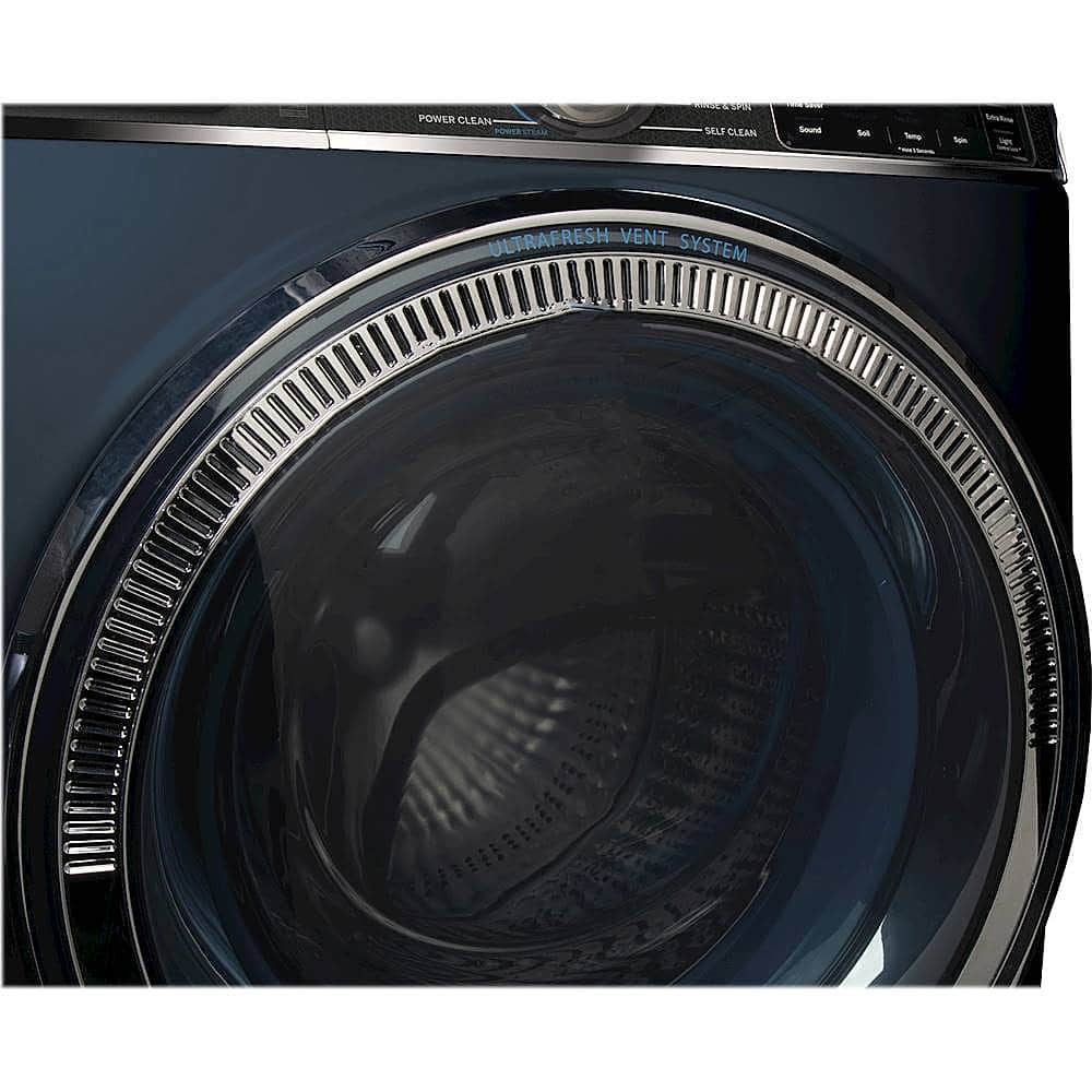 Alt View 16. GE - 5.0 Cu Ft High-Efficiency Stackable Smart Front Load Washer w/UltraFresh Vent, Microban Antimicrobial & 1-Step Wash+Dry - Sapphire Blue.