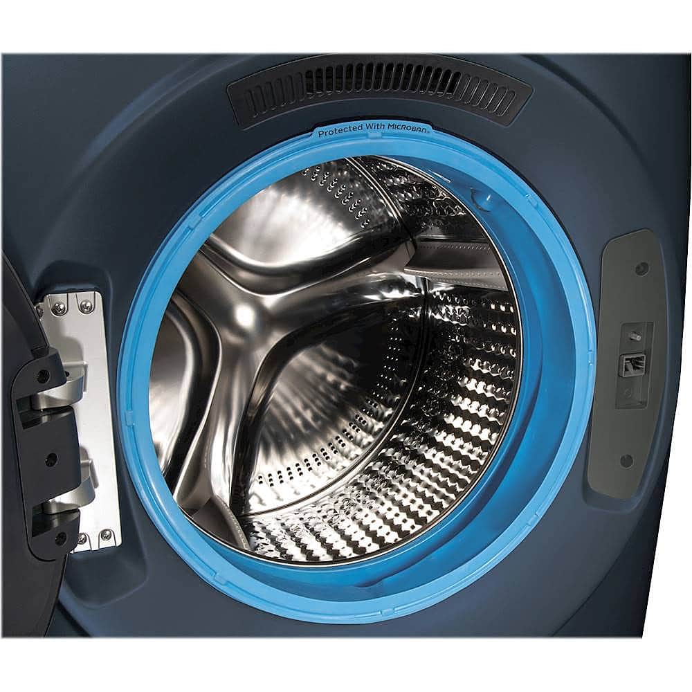 Alt View 21. GE - 5.0 Cu Ft High-Efficiency Stackable Smart Front Load Washer w/UltraFresh Vent, Microban Antimicrobial & 1-Step Wash+Dry - Sapphire Blue.