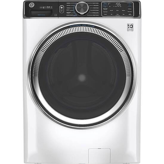Ge 5 0 Cu Ft 12 Cycle High Efficiency Front Loading Washer With Steam Smartdispense And Ultrafresh Vent System White Gfw850ssnww Best Buy