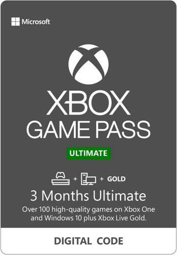 Microsoft - Xbox Game Pass Ultimate 3-Month Membership [Digital]-Front_Standard 