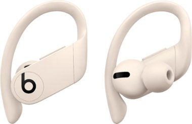 Beats by Dr. Dre - Geek Squad Certified Refurbished Powerbeats Pro Totally Wireless Earphones - Ivory - Angle_Zoom