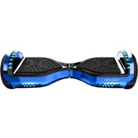 Hover-1 - Chrome 2.0 Electric Self-Balancing Scooter w/6 mi Max Operating Range & 7 mph Max Speed - Blue - Front_Zoom