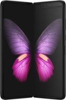 Samsung - Geek Squad Certified Refurbished Galaxy Fold with 512GB Memory Cell Phone (Unlocked) - Cosmos Black - Front_Zoom