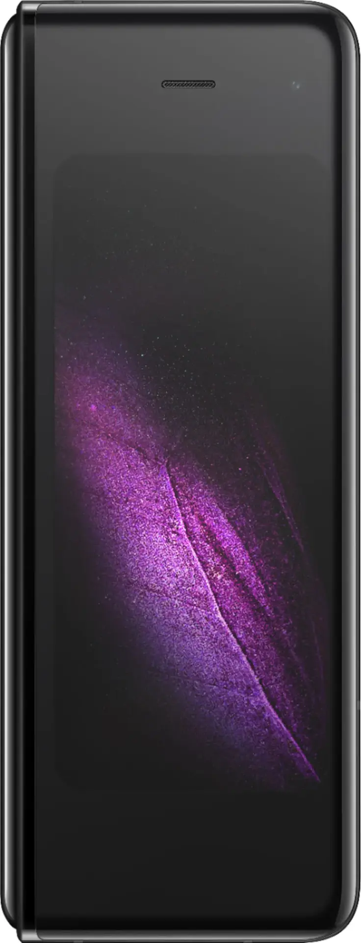 Alt View 14. Samsung - Geek Squad Certified Refurbished Galaxy Fold with 512GB Memory Cell Phone (Unlocked) - Cosmos Black.