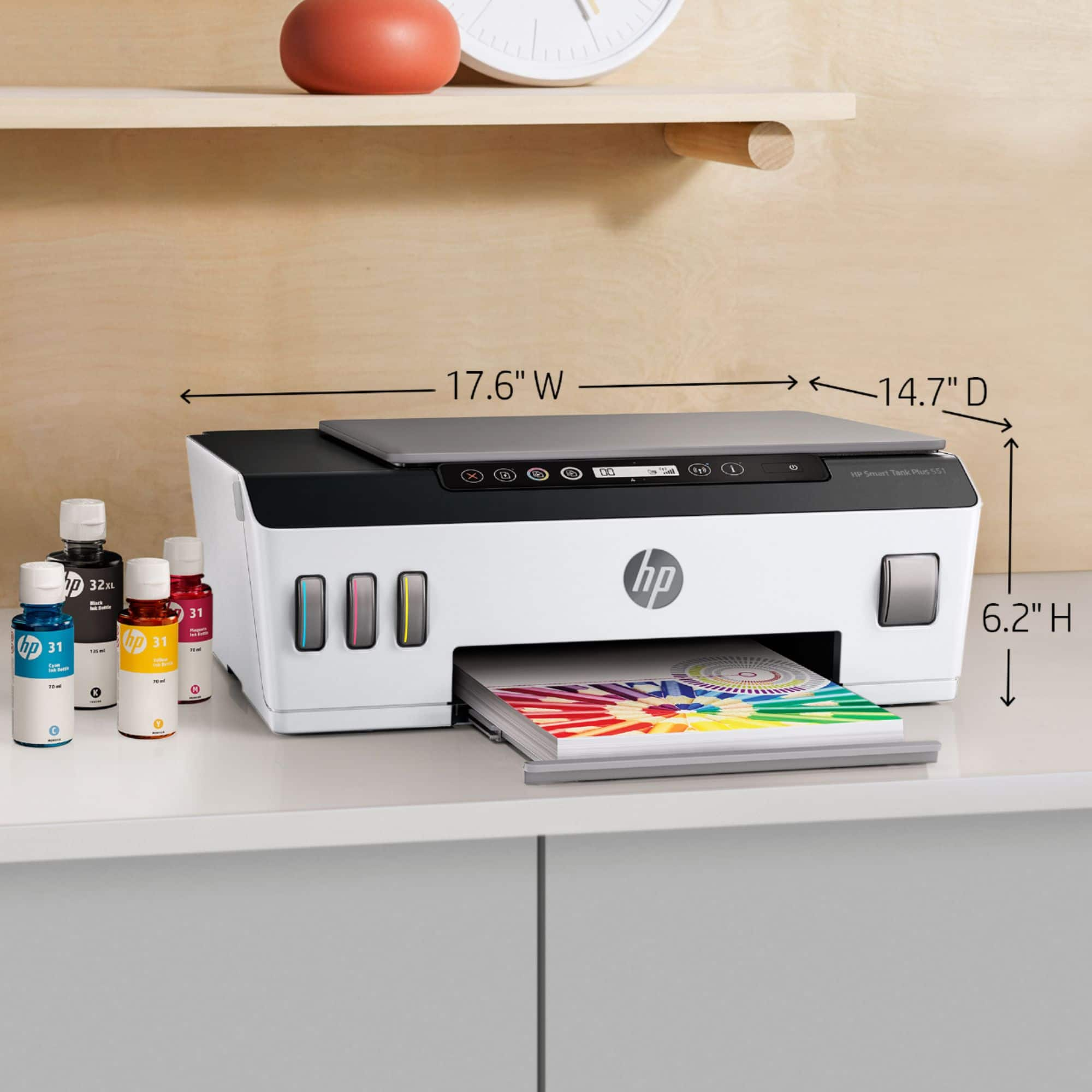 ส งฟร Printer Hp Smart Tank Wireless Hp 515 All In One ใช