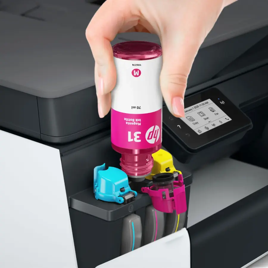 Alt View 14. HP - Smart Tank Plus 651 Wireless All-In-One Supertank Inkjet Printer with up to 2 Years of Ink Included - White.