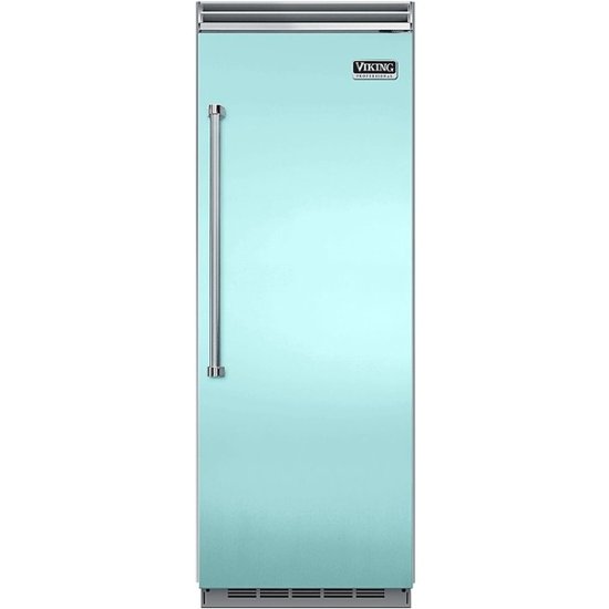 Viking – Professional 5 Series Quiet Cool 17.8 Cu. Ft. Built-In Refrigerator – Bywater Blue