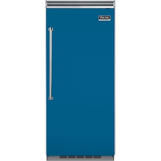 Viking – Professional 5 Series Quiet Cool 22.8 Cu. Ft. Built-In Refrigerator – Alluvial Blue