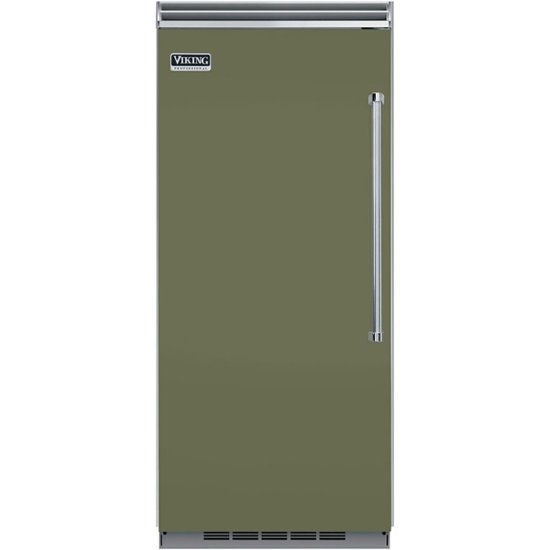 Viking – Professional 5 Series Quiet Cool 22.8 Cu. Ft. Built-In Refrigerator – Cypress Green