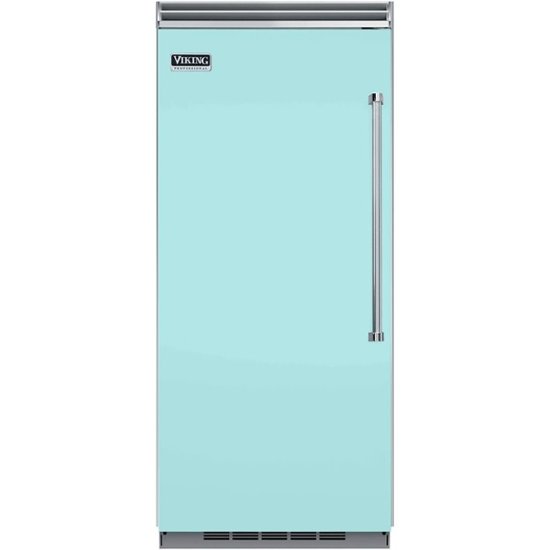 Front Zoom. Viking - Professional 5 Series Quiet Cool 22.8 Cu. Ft. Built-In Refrigerator - Bywater Blue.