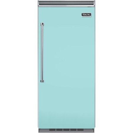 Viking - Professional 5 Series Quiet Cool 22.8 Cu. Ft. Built-In Refrigerator - Bywater Blue