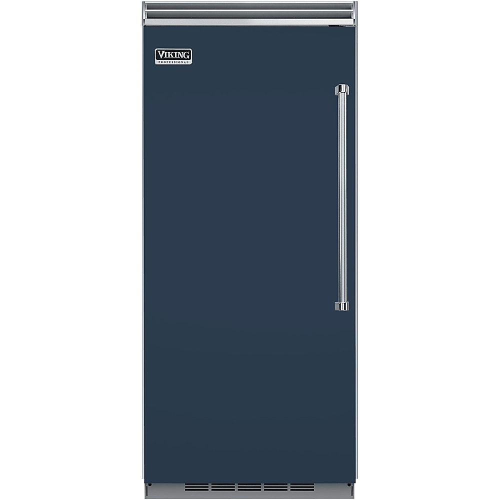 Viking – Professional 5 Series Quiet Cool 22.8 Cu. Ft. Built-In Refrigerator – Slate Blue