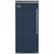 Front Zoom. Viking - Professional 5 Series Quiet Cool 22.8 Cu. Ft. Built-In Refrigerator - Slate blue.