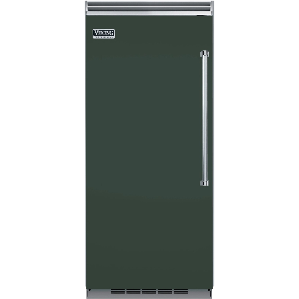 Viking – Professional 5 Series Quiet Cool 22.8 Cu. Ft. Built-In Refrigerator – Blackforest Green