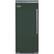 Front. Viking - Professional 5 Series Quiet Cool 22.8 Cu. Ft. Built-In Refrigerator - Green.