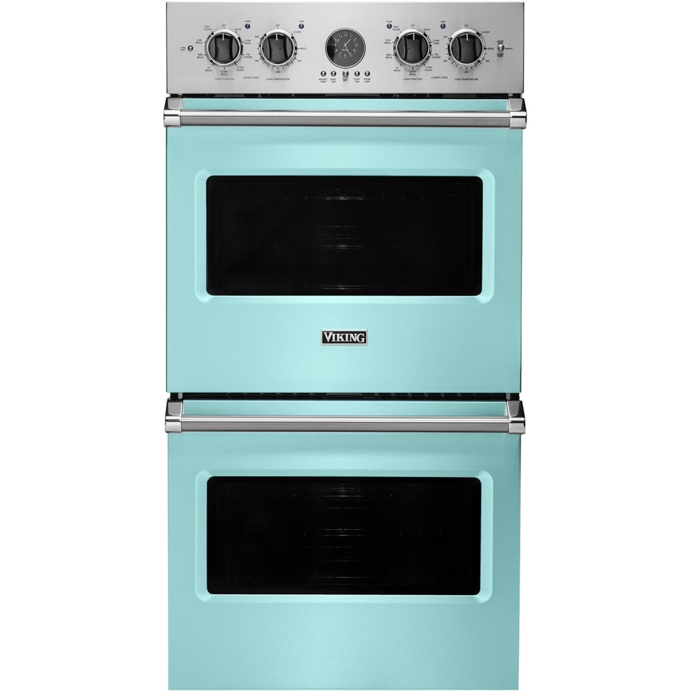 Viking – Professional 5 Series 27″ Built-In Double Electric Convection Wall Oven – Bywater Blue