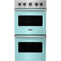 Viking - Professional 5 Series 27" Built-In Double Electric Convection Wall Oven - Bywater blue - Front_Zoom