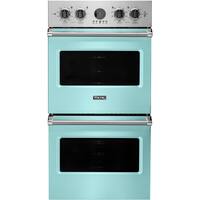 Viking - Professional 5 Series 27" Built-In Double Electric Convection Wall Oven - Bywater Blue - Front_Zoom