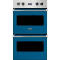 Viking - Professional 5 Series 30" Built-In Double Electric Convection Wall Oven - Alluvial Blue - Front_Zoom
