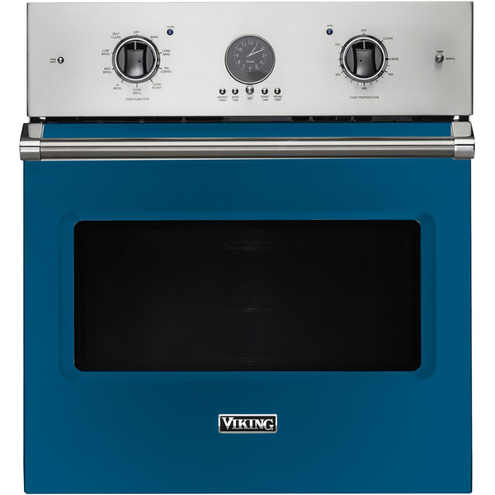 Viking – Professional 5 Series 27″ Built-In Single Electric Convection Oven – Alluvial Blue