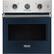 Front. Viking - Professional 5 Series 27" Built-In Single Electric Convection Oven - Slate Blue.