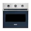 Front. Viking - Professional 5 Series 30" Built-In Single Electric Convection Oven - Slate Blue.