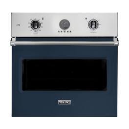 Viking - Professional 5 Series 30" Built-In Single Electric Convection Oven - Slate Blue