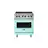 Front. Viking - Professional 5 Series 4.7 Cu. Ft. Freestanding Electric Induction True Convection Range with Self-Cleaning - Bywater blue.