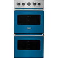 Viking - Professional 5 Series 27" Built-In Double Electric Convection Wall Oven - Alluvial blue - Front_Zoom