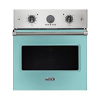 Viking - Professional 5 Series 27" Built-In Single Electric Convection Oven - Bywater Blue - Front_Zoom