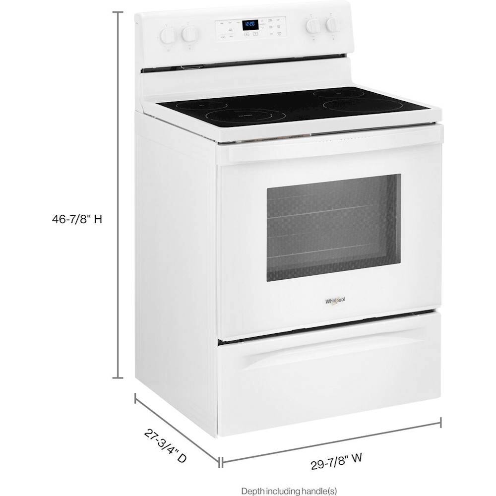 Whirlpool 5.3 Cu. Ft. Freestanding Electric Range with SelfCleaning