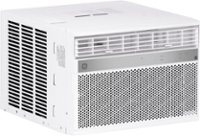 GE - 700 Sq. Ft. 14,000 BTU Smart Window Air Conditioner with WiFi and Remote - White - Front_Zoom