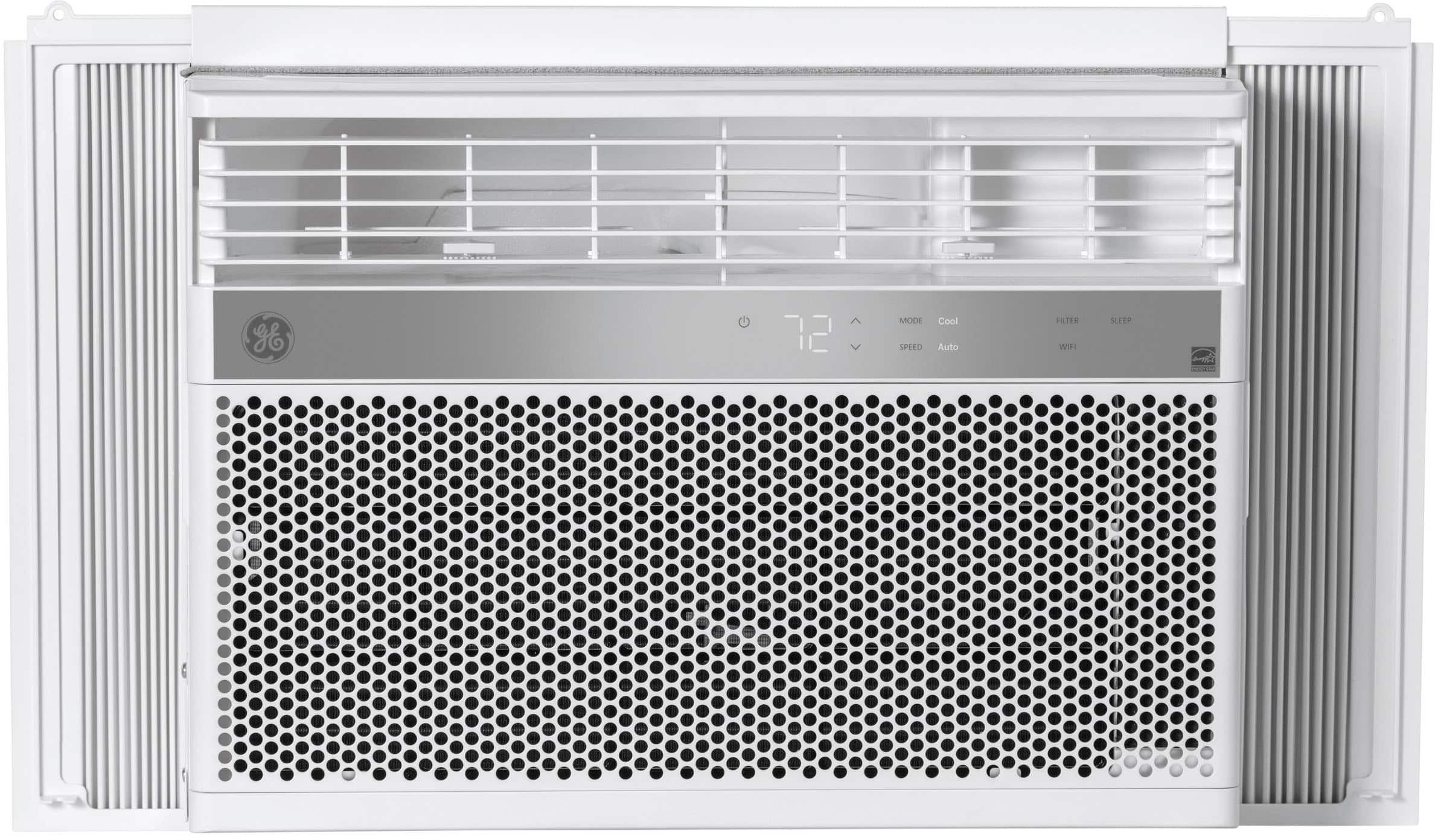 Alt View 18. GE - 700 Sq. Ft. 14,000 BTU Smart Window Air Conditioner with WiFi and Remote - White.
